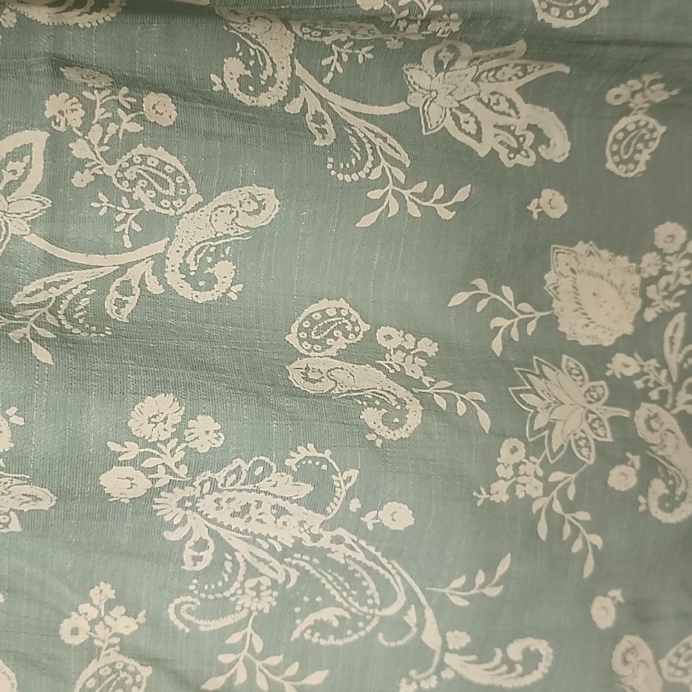 ⭐️Sara Michelle mint green floral top size PS - Picture 2 of 4